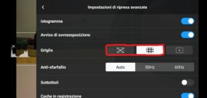 Attivazione griglie prospettiche